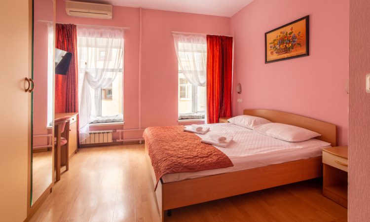 DOUBLE: double room with a double bed in the center of St. Petersburg - Oktaviana Hotel 9